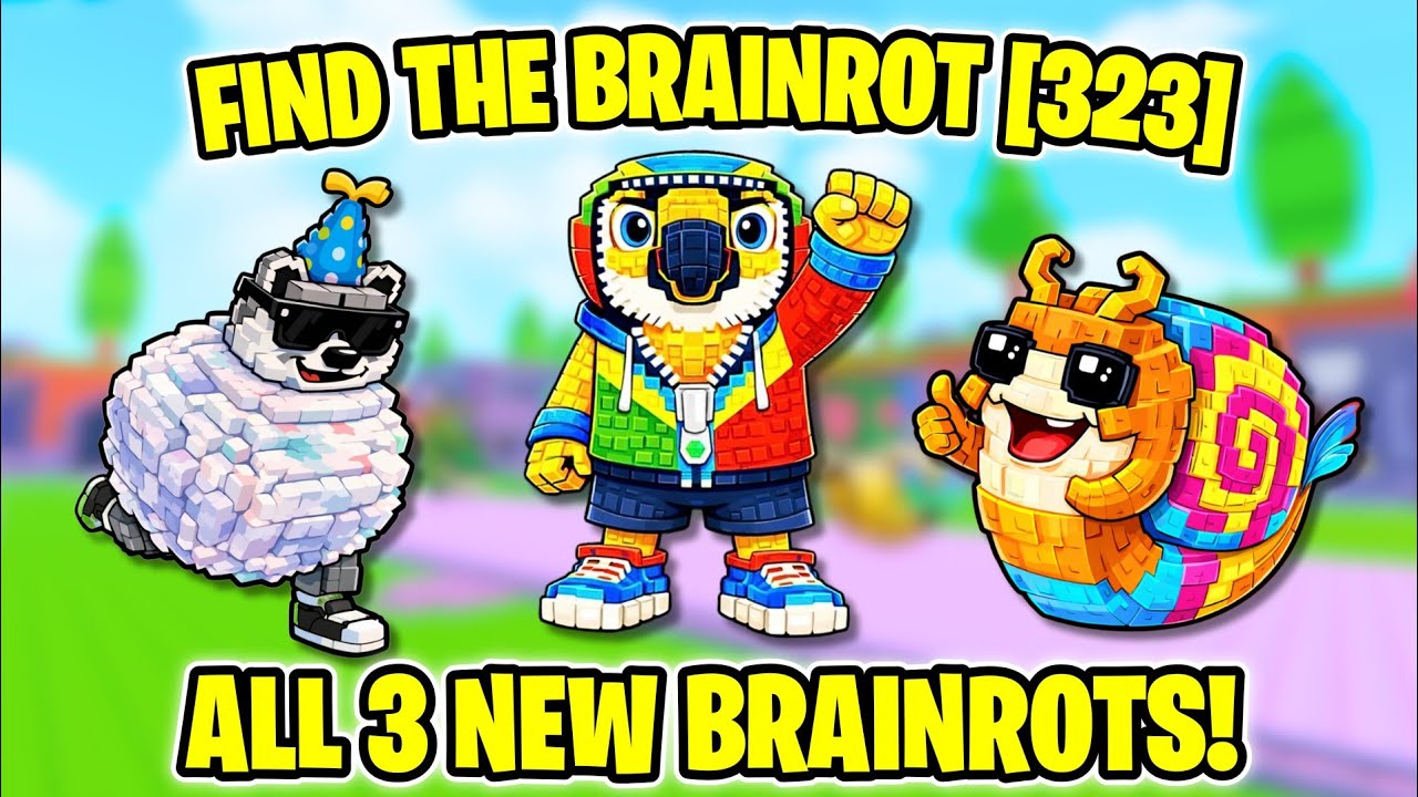 How to get ALL 3 NEW BRAINROTS in Find the Brainrot [323] (ROBLOX)
