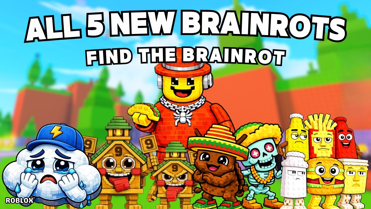 How To Get All 5 NEW BRAINROTS in Find the Brainrot [396] | Roblox